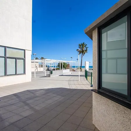 Апартаменты Espacio 5 - Primera Linea De Playa Кульера